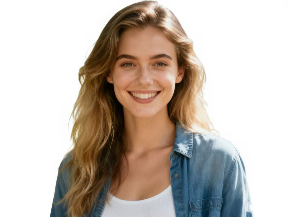 remove background from woman portrait and get transparent background